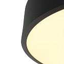 Steinhauer ceiling luminaire RINGLEDE - � 48CM large, round, direct / indirect IP20, black matt dimmable