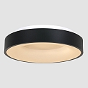 Steinhauer ceiling luminaire RINGLEDE - � 48CM large, round, direct / indirect IP20, black matt dimmable