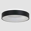 Steinhauer ceiling luminaire RINGLEDE - � 48CM large, round, direct / indirect IP20, black matt dimmable