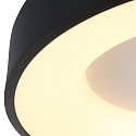 Steinhauer ceiling luminaire RINGLEDE - � 48CM large, round, direct / indirect IP20, black matt dimmable