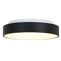 Steinhauer ceiling luminaire RINGLEDE - � 48CM large, round, direct / indirect IP20, black matt dimmable