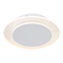 Steinhauer wall and ceiling luminaire LIDO round, adjustable, indirect, perforated IP20, white matt dimmable