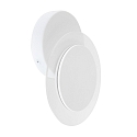 Steinhauer wall and ceiling luminaire LIDO round, adjustable, indirect, perforated IP20, white matt dimmable