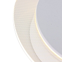 Steinhauer wall and ceiling luminaire LIDO round, adjustable, indirect, perforated IP20, white matt dimmable