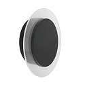 Steinhauer wall and ceiling luminaire LIDO round, adjustable, indirect, perforated IP20, black matt dimmable