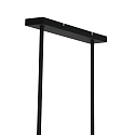 Mexlite pendant luminaire BUCKLEY 5 flames, adjustable E27 IP20, black matt dimmable
