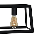 Mexlite pendant luminaire BUCKLEY 5 flames, adjustable E27 IP20, black matt dimmable