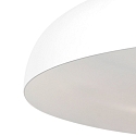Steinhauer pendant luminaire KRISIP down, 1 flame, flat E27 IP20, white matt dimmable