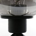 Steinhauer table lamp REFLEXION - � 14CM 1 flame, with switch, with plug E27 IP20, black matt 