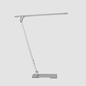 Steinhauer table lamp SERENADE rotatable, CCT Switch, tiltable, with touch dimmer IP20, steel brushed dimmable