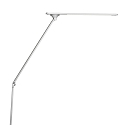 Steinhauer floor lamp SERENADE CCT Switch, adjustable, with touch dimmer IP20, brushed aluminium dimmable