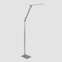 Steinhauer floor lamp SERENADE CCT Switch, adjustable, with touch dimmer IP20, brushed aluminium dimmable