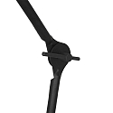 anne light & home table lamp KASKET with switch, with jointed arm, with plug E27 IP20, black matt 