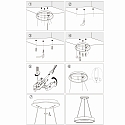 pendant luminaire RINGLEDE - � 48CM large, round, direct / indirect IP20, gold dimmable