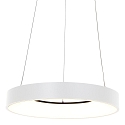 Steinhauer pendant luminaire RINGLEDE - � 48CM large, round, direct / indirect IP20, white matt dimmable