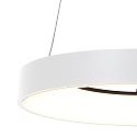 Steinhauer pendant luminaire RINGLEDE - � 48CM large, round, direct / indirect IP20, white matt dimmable