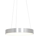pendant luminaire RINGLEDE - � 48CM large, round, direct / indirect IP20, silver brushed dimmable