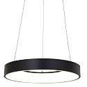 Steinhauer pendant luminaire RINGLEDE - � 48CM large, round, direct / indirect IP20, black matt dimmable