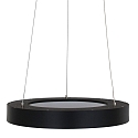 Steinhauer pendant luminaire RINGLEDE - � 48CM large, round, direct / indirect IP20, black matt dimmable