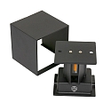 Steinhauer Steinhauer Outdoor wall luminaire, LED, 2 flames, with sensor, 2x3W, 2700K, IP54, black