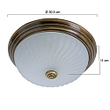 Steinhauer Steinhauer Wall and ceiling luminaire CEILING AND WALL, 1 flame, bronze