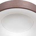 Steinhauer ceiling luminaire RINGLEDE 1 flame IP20, bronze dimmable