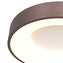 Steinhauer ceiling luminaire RINGLEDE 1 flame IP20, bronze dimmable