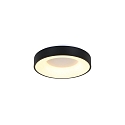 Steinhauer ceiling luminaire RINGLEDE - � 30CM small, round, direct / indirect IP20, black matt dimmable