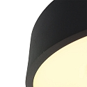 Steinhauer ceiling luminaire RINGLEDE - � 30CM small, round, direct / indirect IP20, black matt dimmable