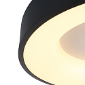 Steinhauer ceiling luminaire RINGLEDE - � 30CM small, round, direct / indirect IP20, black matt dimmable