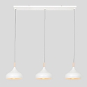 Mexlite pendant luminaire BJORR 3 flames E27 IP20, white matt dimmable