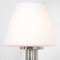 Steinhauer table lamp ANCILLA 1 flame, long, with switching function, conical E14 IP20, steel brushed dimmable