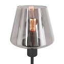 Steinhauer table lamp ANCILLA 1 flame, with switching function, conical E14 IP20, black matt dimmable