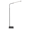 Mexlite floor lamp SERPENT with flex arm, with touch dimmer IP20, black matt dimmable