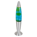 table lamp VOLCAN with switch, conical E14 IP20, steel brushed 