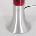 table lamp VOLCAN cylindrical, with switch E14 IP20, steel brushed 