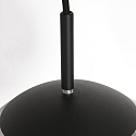 Steinhauer pendant luminaire BOLLIQUE 3 flames, long E27 IP20, black matt dimmable