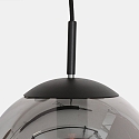 Steinhauer pendant luminaire BOLLIQUE 3 flames, long E27 IP20, black matt dimmable