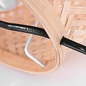 anne light & home table lamp MAZE with switch E27 IP20, bamboo light 