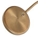 floor lamp PLATU with flex arm, with touch dimmer IP20, bronze dimmable