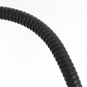Mexlite floor lamp PLATU with flex arm, with touch dimmer IP20, black matt dimmable