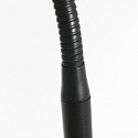 Mexlite floor lamp PLATU with flex arm, with touch dimmer IP20, black matt dimmable