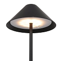 Steinhauer table lamp ANCILLA up / down, with USB connection, with accumulator, with touch dimmer IP54, black matt dimmable