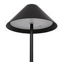 Steinhauer table lamp ANCILLA up / down, with USB connection, with accumulator, with touch dimmer IP54, black matt dimmable
