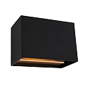 Steinhauer wall luminaire MURO up / down, square, flat, adjustable G9 IP20, black matt dimmable