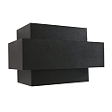 Steinhauer wall luminaire MURO 2-fold, square, direct / indirect G9 IP20, black matt dimmable