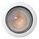 Mexlite wall luminaire UPROUND 1 flame GU10 IP20, white 