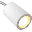 Mexlite wall luminaire UPROUND 1 flame GU10 IP20, white 