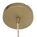 Mexlite pendant luminaire GRAZIOGLASS ?14cm E27 IP20, brass