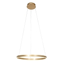 pendant luminaire RINGLUX LED IP20, gold dimmable